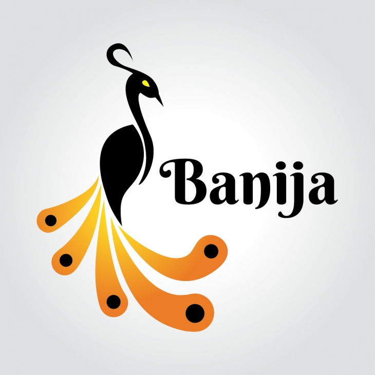 Projekt: ručně malované logo Banija