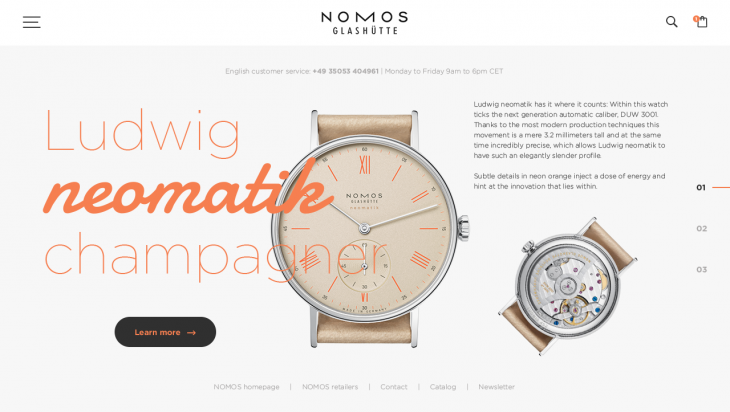 Projekt: Nomos Glashütte