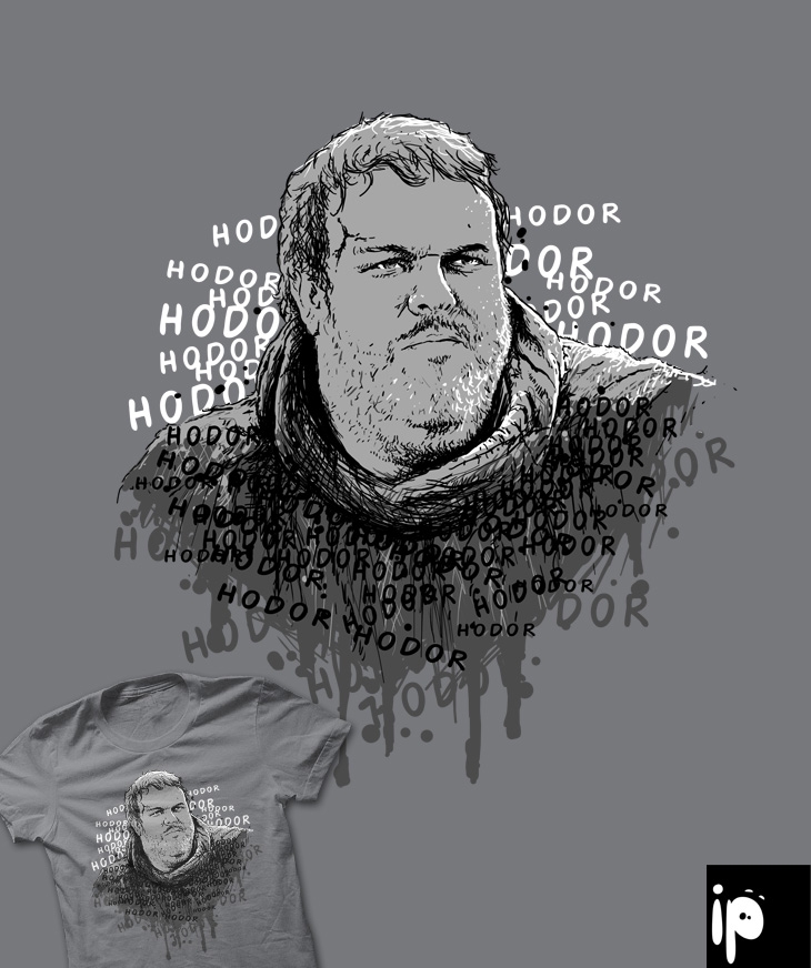 Projekt: Potisk trička - Hodor