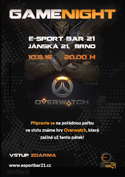 Projekt: Plakát - E-sports bar