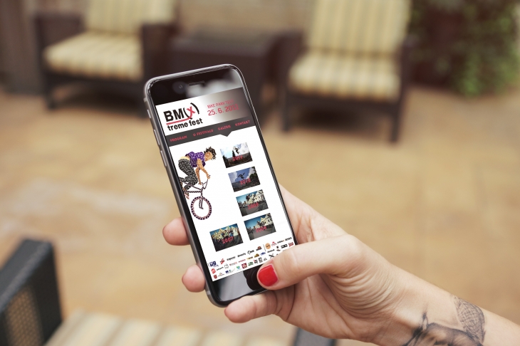 Projekt: web design BMX