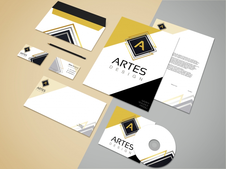 Projekt: Coprorate identity pro Artes Design