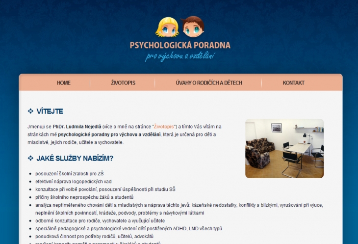Projekt: Psychologická poradna