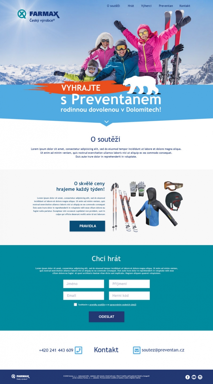 Projekt: Microsite Preventan