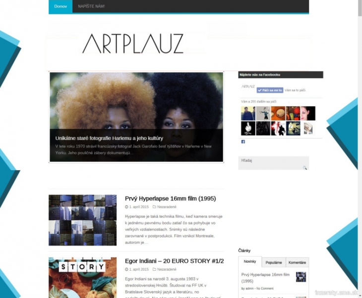 Projekt: Artplauz.sk