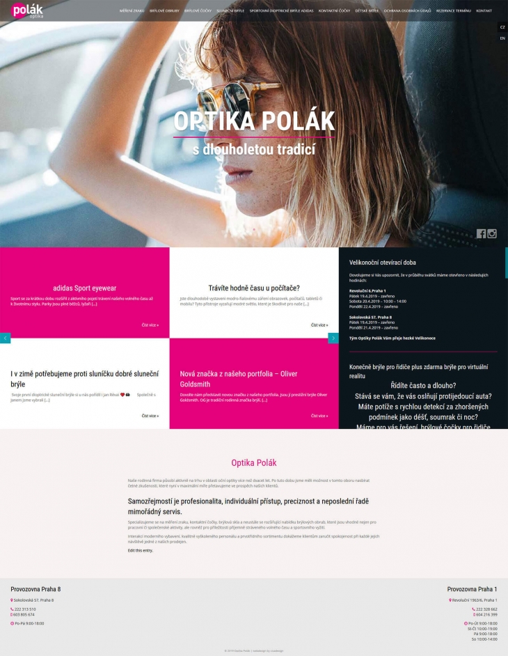 Projekt: Optika Polák