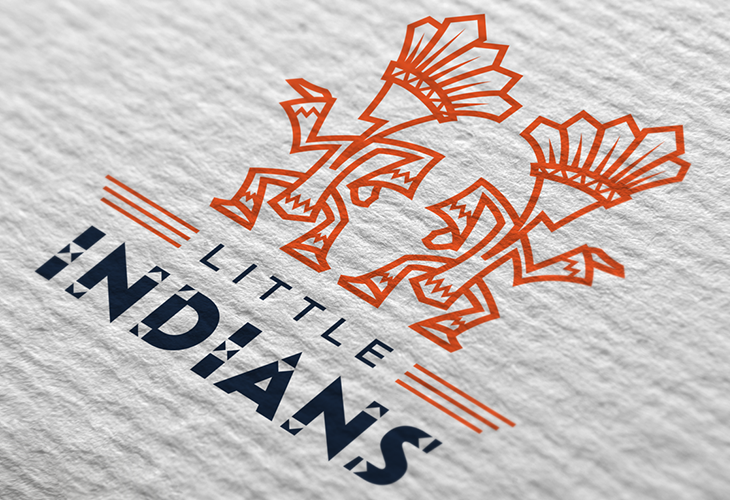 Projekt: Koncept loga LITTLE INDIANS
