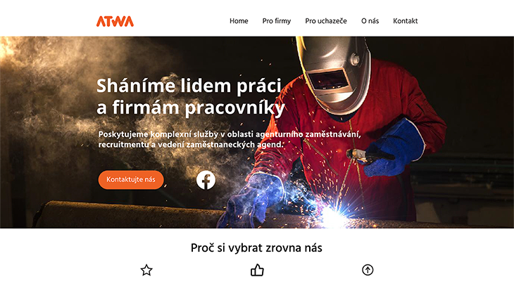 Projekt: Web Atwa home