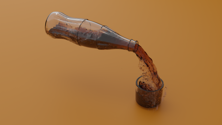Projekt: 3D model lahve