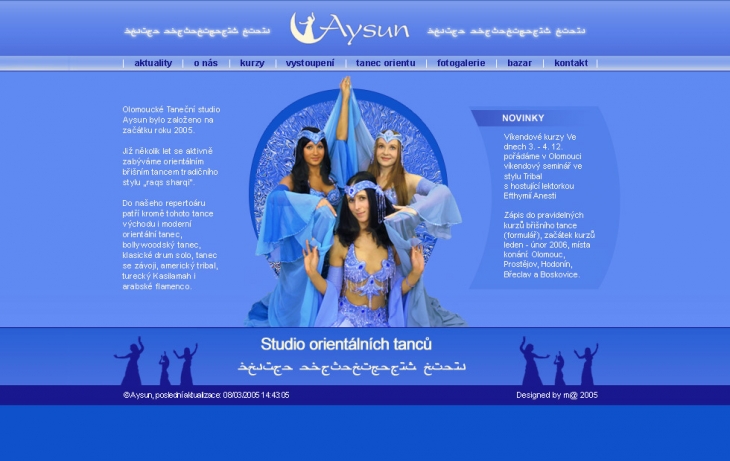 Projekt: Aysun - taneční studio