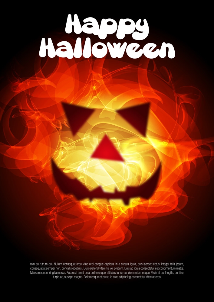 Projekt: halloween poster