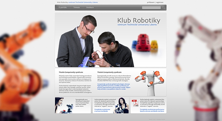 Projekt: Klub robotiky