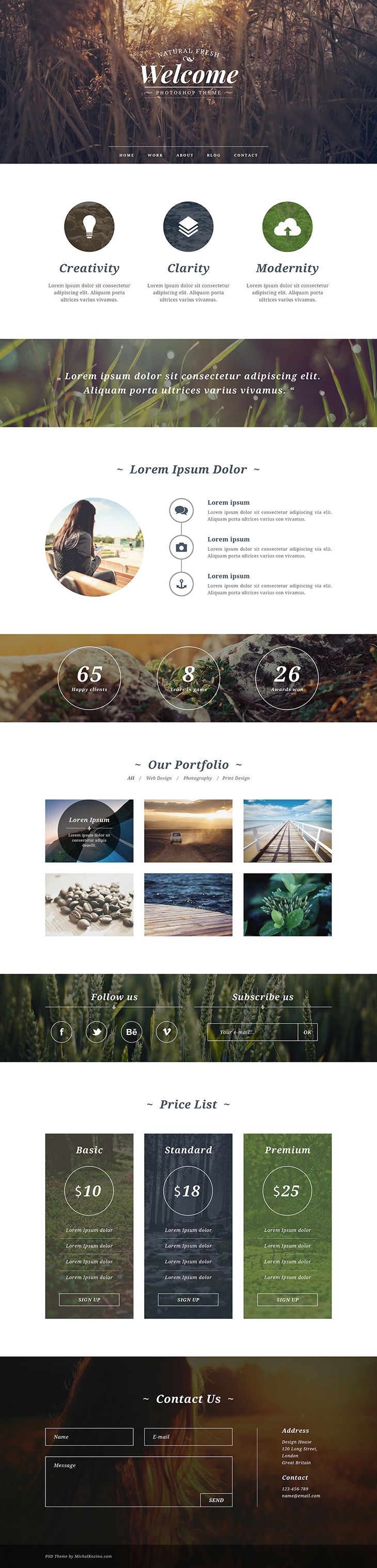 Projekt: Natural Fresh Theme